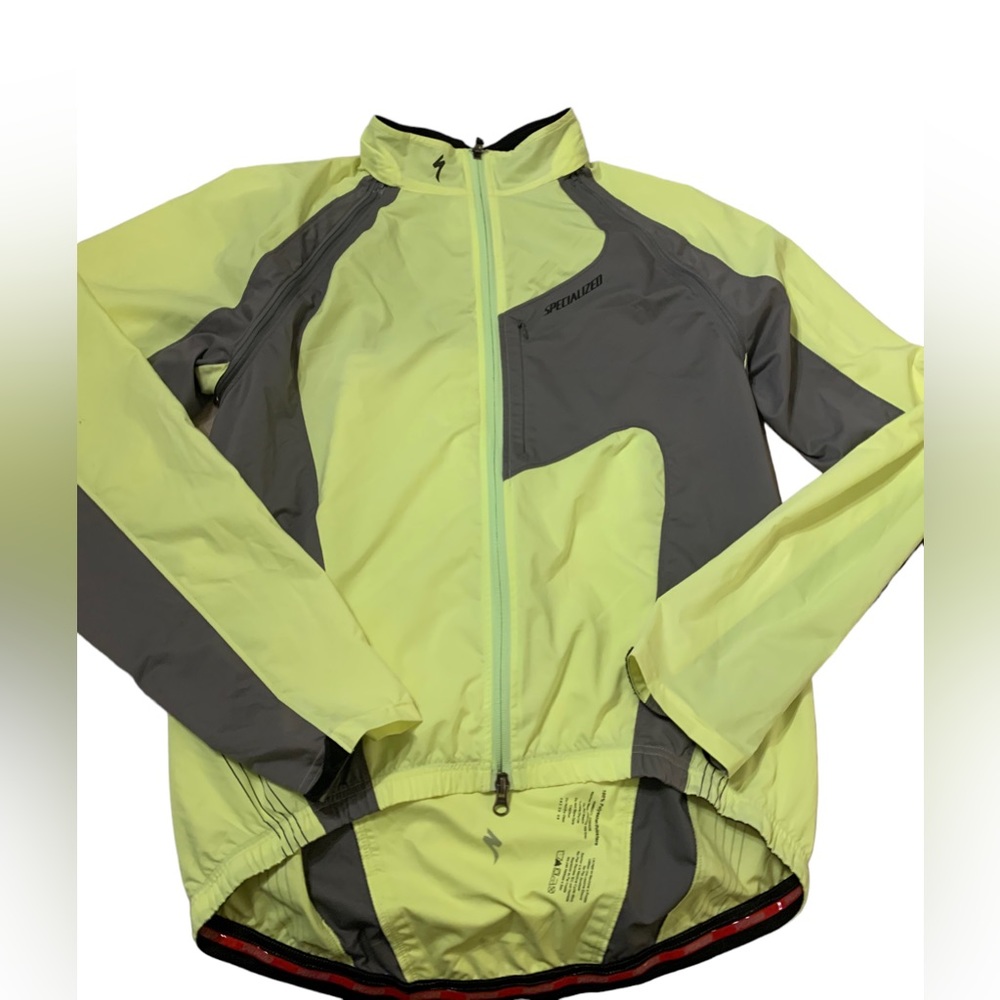 Specialized cycling jacket neon yellow sz XL